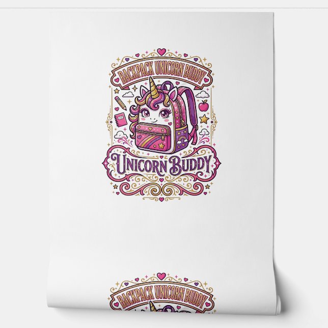 Unicorn Backpack Unicorn Buddy Stylish Merch Desig Wallpaper (Unrolling)