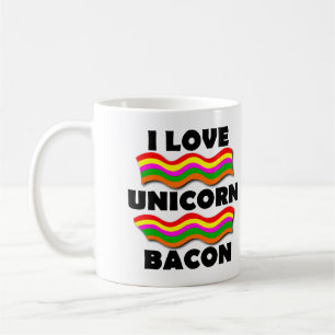 Unicorn Bacon Funny Mug or Travel Mug