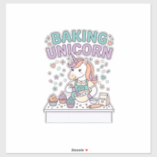 Unicorn Baking Unicorn Trendy Product Graphic_1