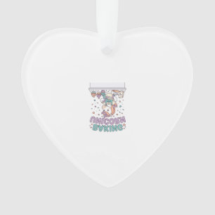 Unicorn Baking Unicorn Trendy Product Graphic_1 Ornament