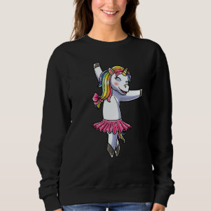 Unicorn Ballet Dance Ballerina Dancing Danseuse  1 Sweatshirt