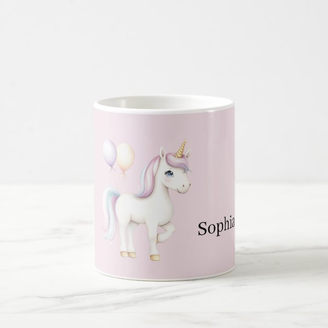 Unicorn Balloons Coffee Mug (Center)