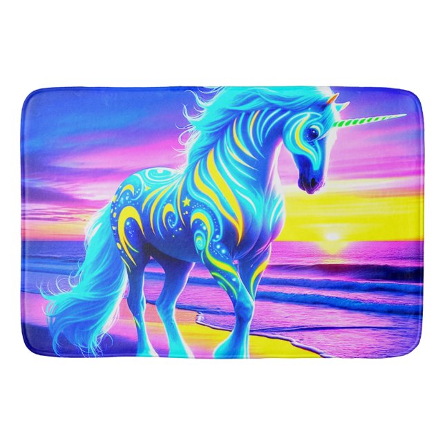 Unicorn Bath Mat (Front)