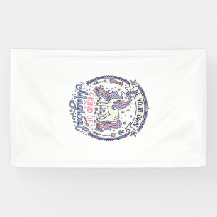 Unicorn Be Your Own Kind of Magical Playful Cute G Banner