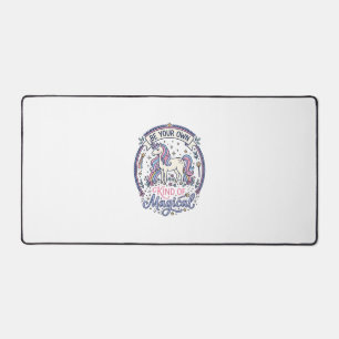 Unicorn Be Your Own Kind of Magical Playful Cute G Desk Mat