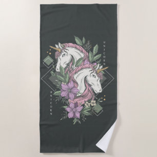 Unicorn Beach Towel
