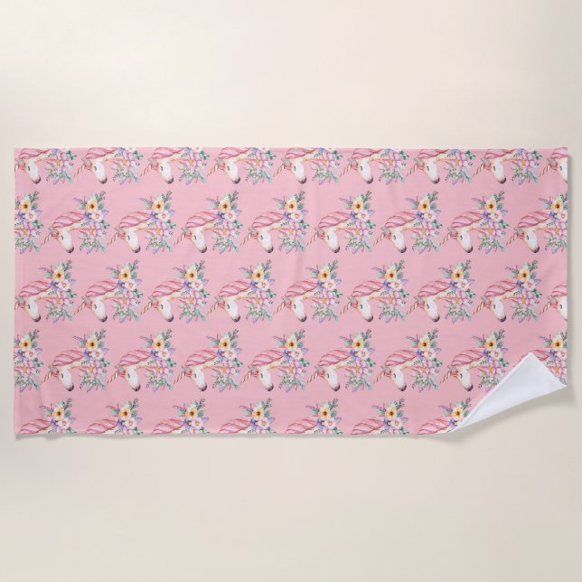 Unicorn Beach Towel (Front)
