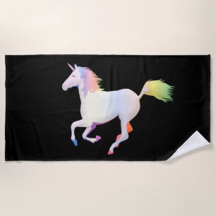 Unicorn beach towel. beach towel