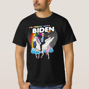 UNICORN BIDEN - I'm PRIDIN' WIth Biden T-Shirt