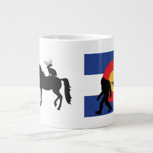 Unicorn, Bigfoot and Jackalope Large Coffee Mug