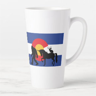 Unicorn, Bigfoot and Jackalope Latte Mug