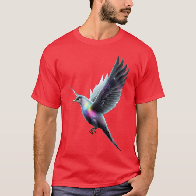 Unicorn bird friends T-Shirt (Front)