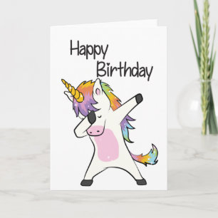Unicorn Birthday Card