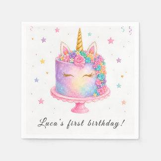 Unicorn Birthday Napkins