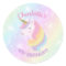Unicorn Birthday Party Favour Stickers