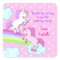 Unicorn Birthday Party Favour Stickers