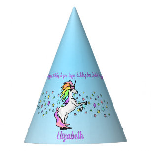 Unicorn Birthday Party Hat