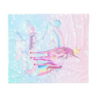 Unicorn Blanket Personalised Unicorn Blankets
