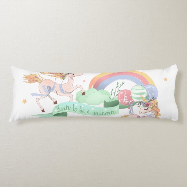 Unicorn Body Pillow (Front)