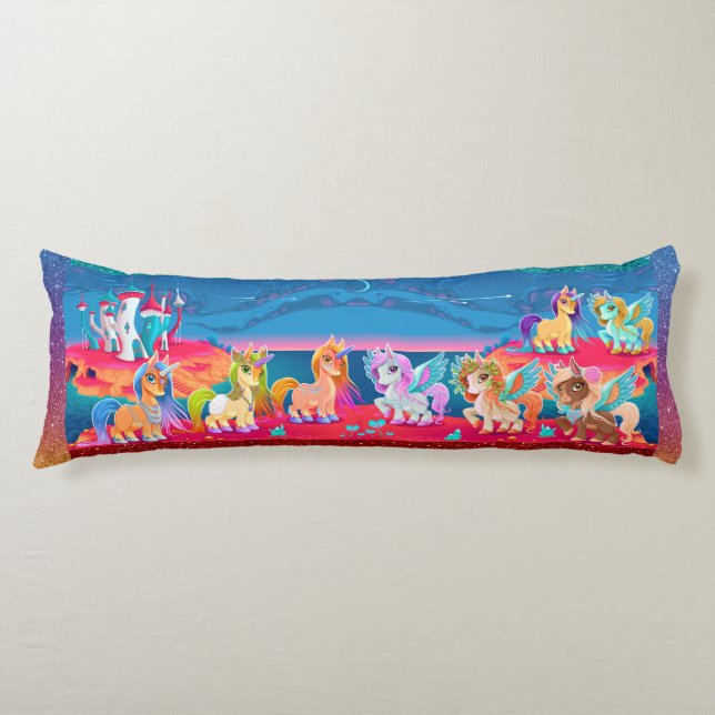 Unicorn Body Pillow (Front)