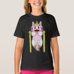 Unicorn Bodybuilder Pull ups Bodybuilding T-Shirt