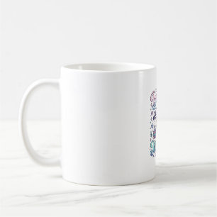 Unicorn Booked and Magical Gift Idea Typography De Coffee Mug