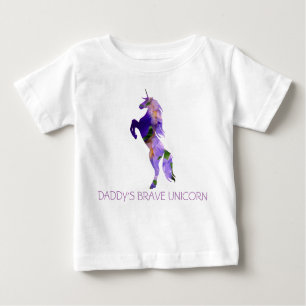 Unicorn Brave Baby Fine Jersey T-ShirtBaby T-Shirt