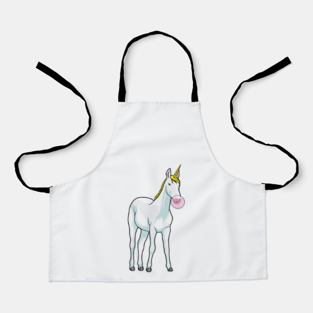 Unicorn Bubble gum Apron (Front)