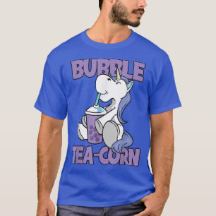 Unicorn Bubble Tea Tea-Corn Boba T-Shirt