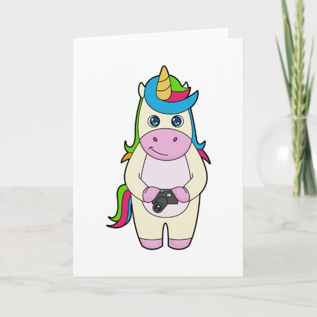 Unicorn Camera Card (Front)