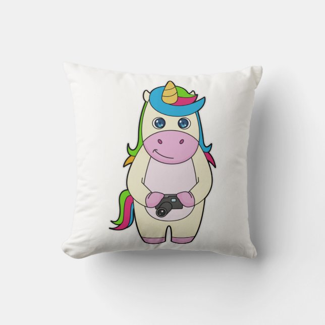 Unicorn Camera Cushion (Front)