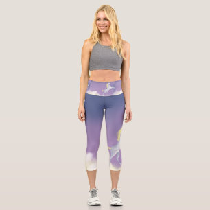 Unicorn capri leggings