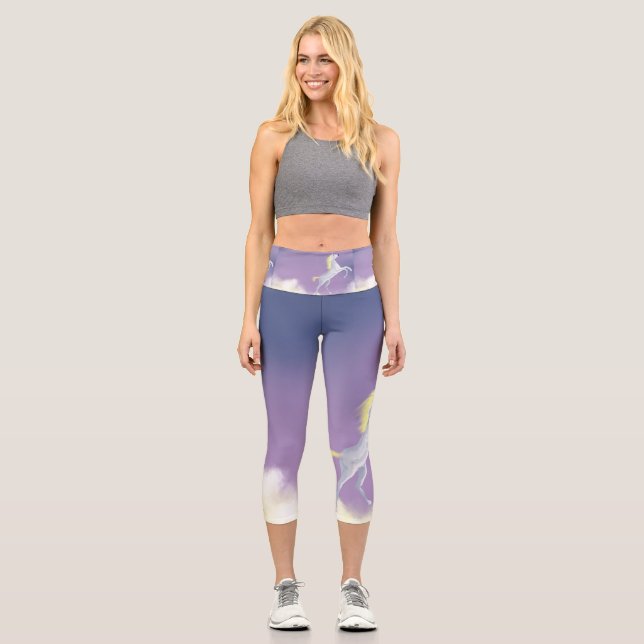 Unicorn  capri leggings (Front)