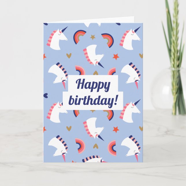 Unicorn Card (Front)
