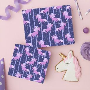 Unicorn Carousel- night Tissue Paper