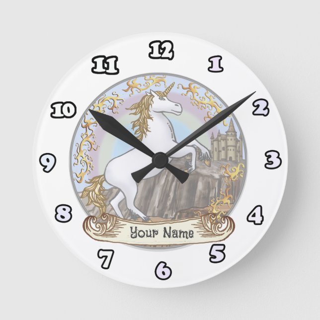 Unicorn Castle clock (Front)