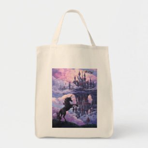 Unicorn Castle Tote Bag