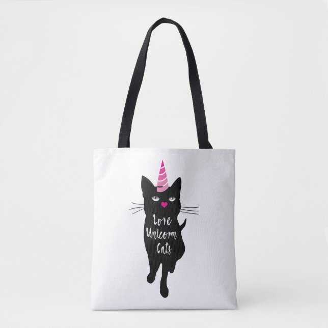 Unicorn Cat     Tote Bag (Front)