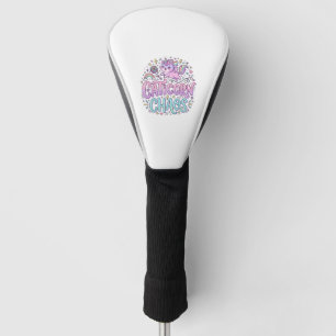 Unicorn Caticorn Chaos Cute Pastel Product Graphic Golf Head Cover