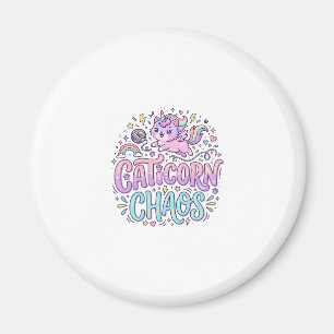 Unicorn Caticorn Chaos Cute Pastel Product Graphic Magnet