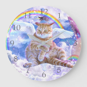 Unicorn - Caticorn                                 Large Clock