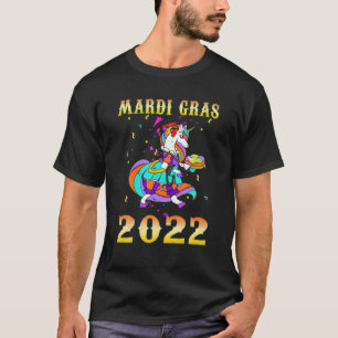 Unicorn Celebration Festival Parade Beads Mardi Gr T-Shirt