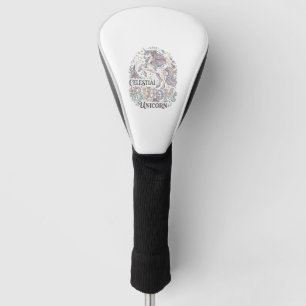 Unicorn Celestial Bloom Unicorn Premium Vector Typ Golf Head Cover
