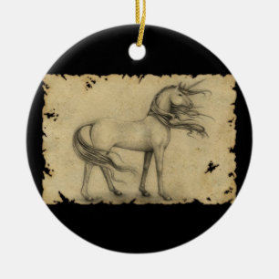 Unicorn Ceramic Ornament