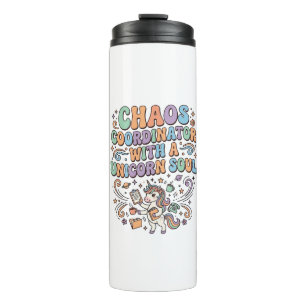 Unicorn Chaos Coordinator with a Unicorn Soul Kawa Thermal Tumbler