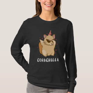 Unicorn Chinchilla Dabbing Magic Rodent Pet Dab Da T-Shirt
