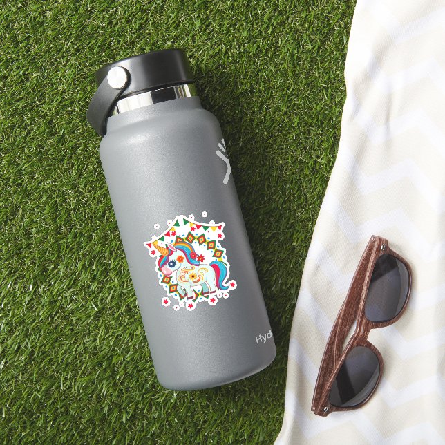 Unicorn Cinco De Mayo Party Cute Mexican Fiesta T- (HydroFlask Insitu)