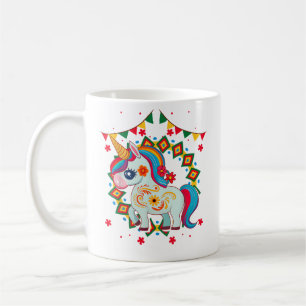 Unicorn Cinco De Mayo Party Cute Mexican Fiesta T- Coffee Mug