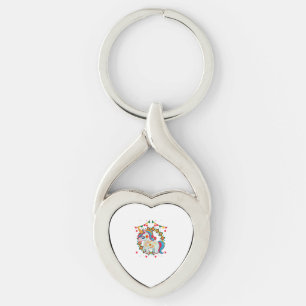 Unicorn Cinco De Mayo Party Cute Mexican Fiesta T- Key Ring