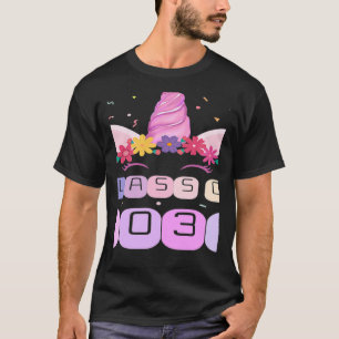 Unicorn Class Of 2035 Grow with Me First Day of Ki T-Shirt